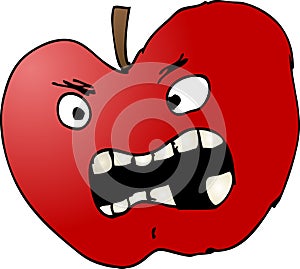 Bad apple illustration