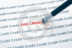 Bad credit