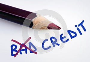 Bad credit word