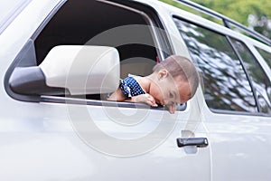 Bad feeling baby out of window