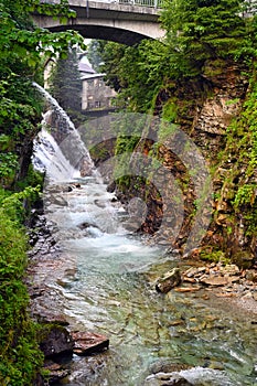 Bad Gastein waterfall Gasteiner Ache river