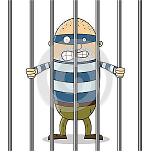 Bad guy in jail