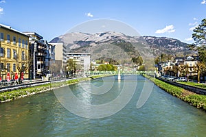 Bad Ischl at the Traun River