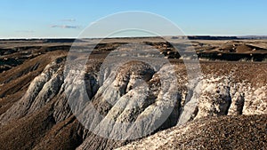 Bad land in petrified forest national park