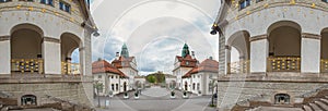 Bad nauheim sprudelhof hessen germany high definition panorama