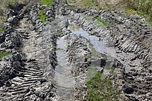 Bad road surface collapse