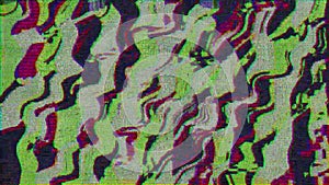 Bad tv glitch, noisy, static television visual video effects. VFX abstract background, tv screen noise glitch effect.