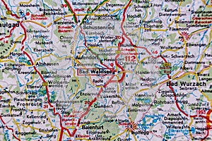 Bad Waldsee, Germany, on a road m