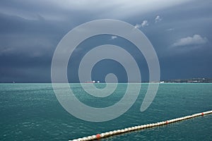 Bad weather on the Adriatic Sea