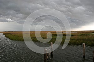 Bad weather coming on the Marsh