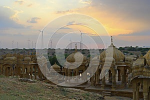 Bada Bagh or Barabagh, Big Garden,is a garden complex in Jaisalmer, Rajasthan, India, for Royal cenotaphs of Maharajas or photo