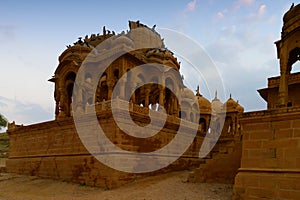 Bada Bagh or Barabagh, means Big Garden, is a garden complex in Jaisalmer, Rajasthan, India, for Royal cenotaphs, or chhatris, of