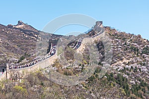 Badaling Great Wall of Beijing in China photo