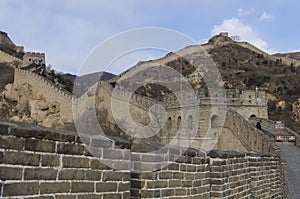 Badaling Great Wall in Yanqing County Beijing China built in 1504 during the Ming Dynasty 1015 metres above sea level