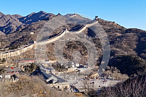 Badaling section of the Great Wall of China near Beijing