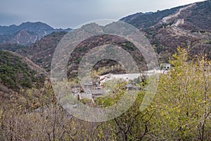 Badaling side of the Great Wall of China