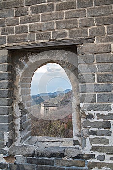 Badaling side of the Great Wall of China