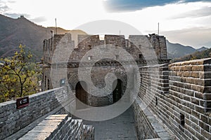 Badaling side of the Great Wall of China