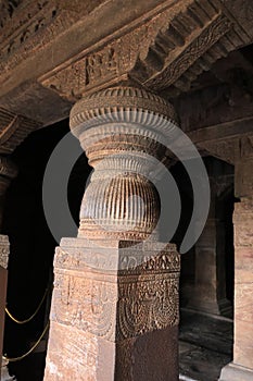 Badami Cave Temples, Badami, Bagalkot, Karnataka, India - Cave 1