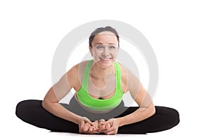 Baddha konasana yoga pose