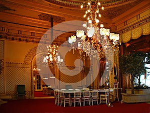 Baden-Baden. Magnificent hall of the casino. photo
