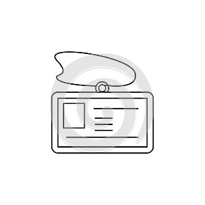 badge banker icon. Element of banking icon for mobile concept and web apps. Thin line icon for website design and development, ap