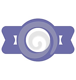 Badge Isolated Vector Icon which can easily modified or edit