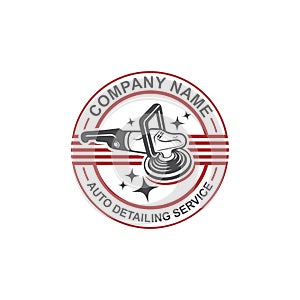 Badge style for auto detailing service photo