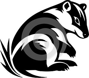 Badger - high quality vector logo - vector illustration ideal for t-shirt graphic