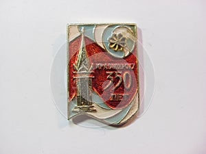 Badges 350 years Krasnoyarsk