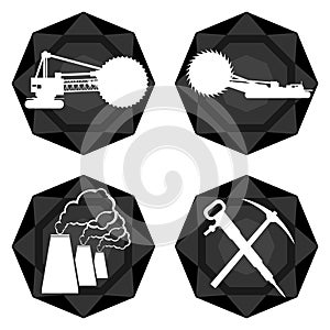 Badges coal industry-1