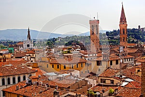 Badia Bargello San Croce Florence Rooftops photo