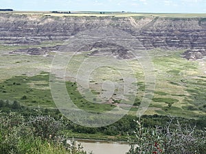 Badland of alberta