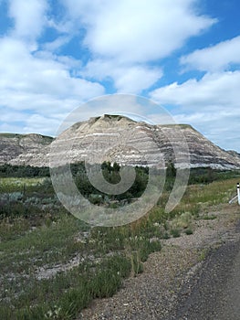 Badland of alberta