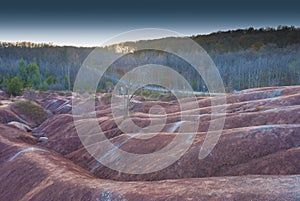 Badland on Caledon Ontario