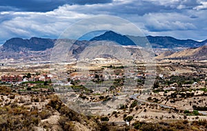 The Badlands of Abanilla and Mahoya near Murcia in Spain photo