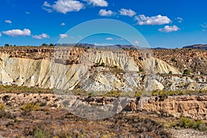 The Badlands of Abanilla and Mahoya near Murcia in Spain photo