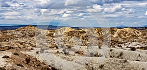 The Badlands of Abanilla and Mahoya near Murcia in Spain photo