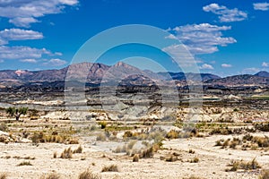 The Badlands of Abanilla and Mahoya near Murcia in Spain photo