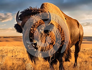 Badlands American Bison Bull