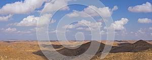 Badlands, arid landscape in Matmata