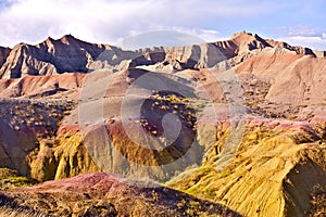 Badlands Eroded Buttes