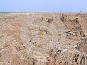 Badlands National Park in South Dakota, USA