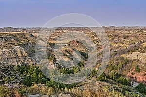 Badlands at Roosevelt National Park North Dakota