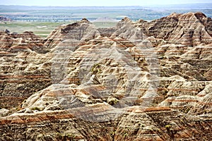 Badlands Scenery, USA