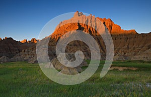 Badlands sunset