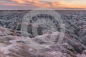 Badlands Sunset