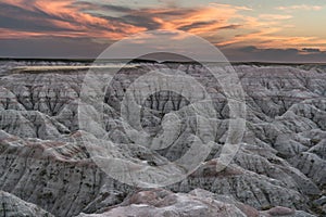 Badlands Sunset