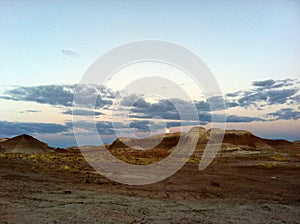 Badlands in Winslow, Arizona photo