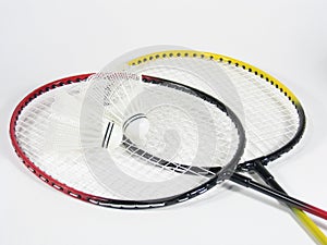 Badminton Raquets Crossed